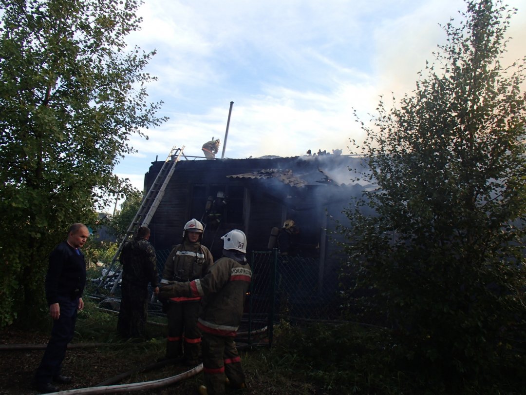 Пожарно-спасательные подразделения выезжали на пожар в МО г. Новодвинска Архангельской области.