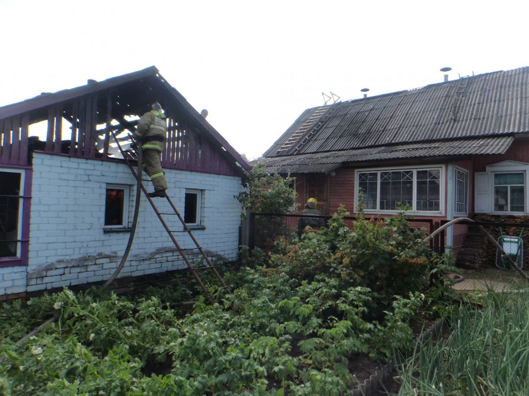 Пожарно-спасательные подразделения выезжали на пожар в г. Новодвинске Архангельской области